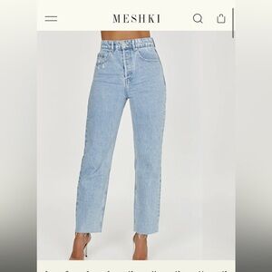 Meshki Tina Mom Jean mid blue
